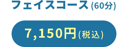 フェイスコース　7,150円(税込)