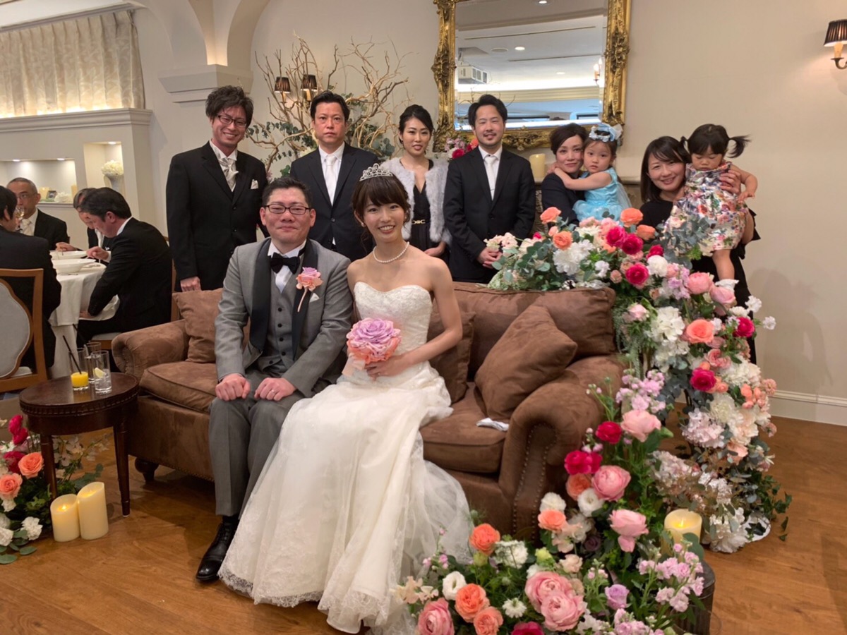 結婚ラッシュ 新しい仲間を含めた全社員で大祝賀パーティ